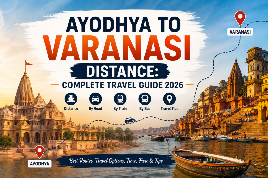 Ayodhya to Varanasi Distance