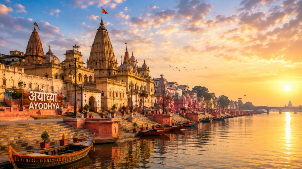 Ayodhya to Varanasi distance 