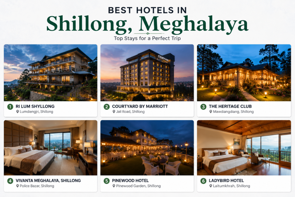 Best Hotels Near Meghalaya 